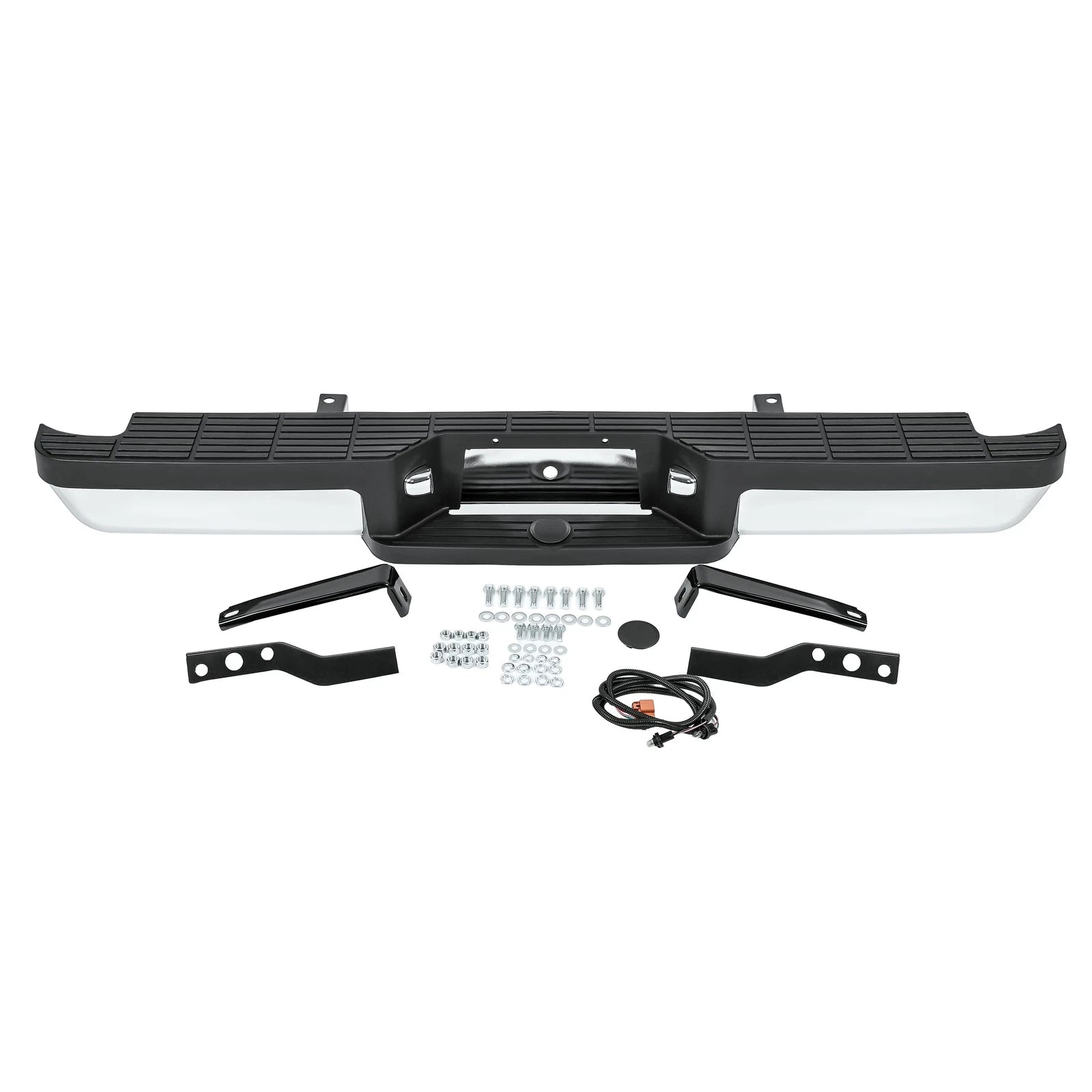Chrome Rear Step Bumper Face Bar Step Pad for Ford Ranger (1993–2011)