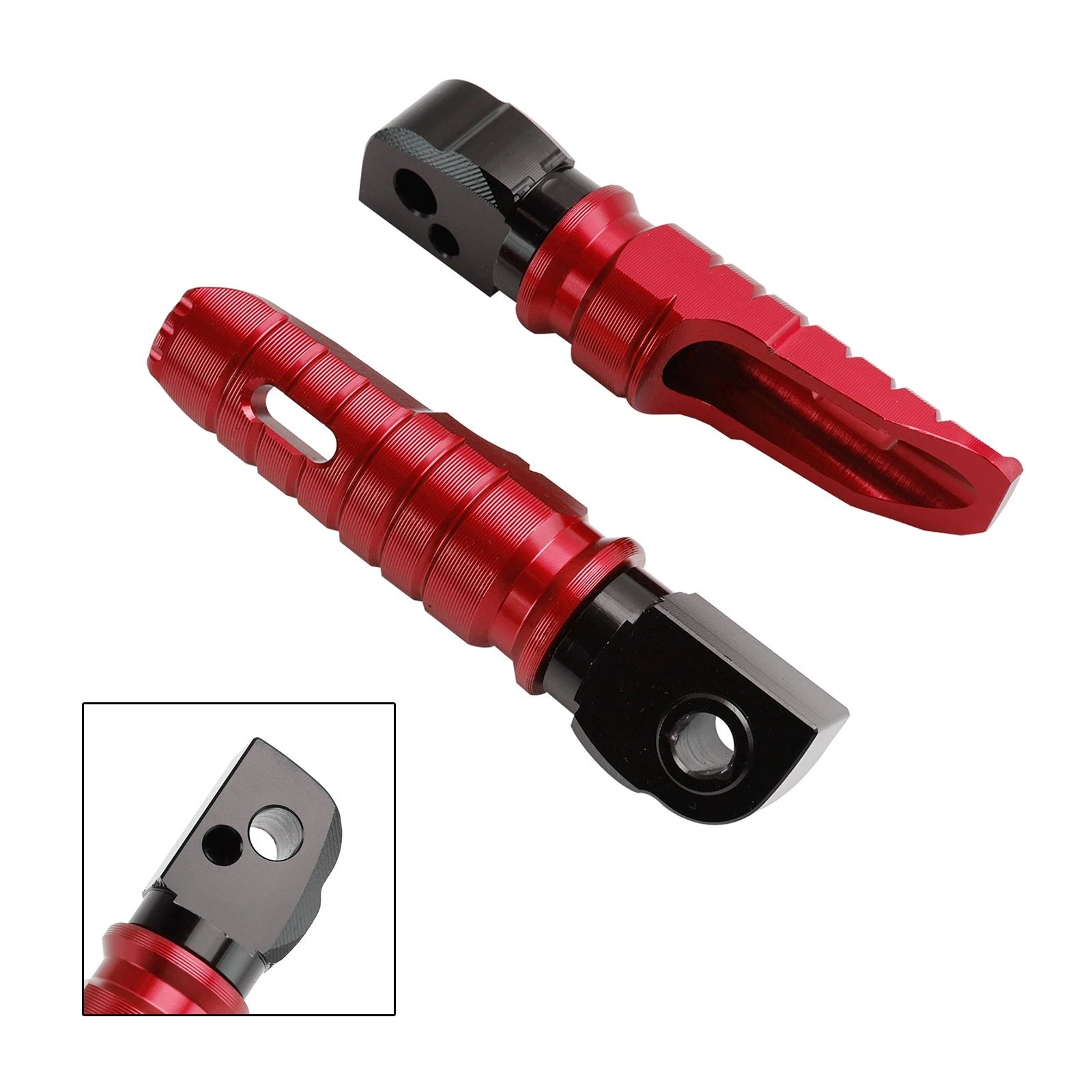 Rear Footrests Foot Pegs for BMW G310GS G310R G310RR (2017–2024) Red