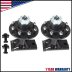 8x 6.5 Lug Shipping Container Wheels & Bolt-on Spindle Kit