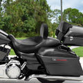 Driver Passenger Seat & Backrest Pad for Harley Road King Glide (2014–2023)