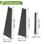 6 x Door Pillar Window Trim for BMW 3-Series Carbon Fiber Black (2019-2022)