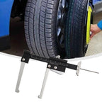 Tire Measuring Tool for Alloy Wheels (Black/Silver)