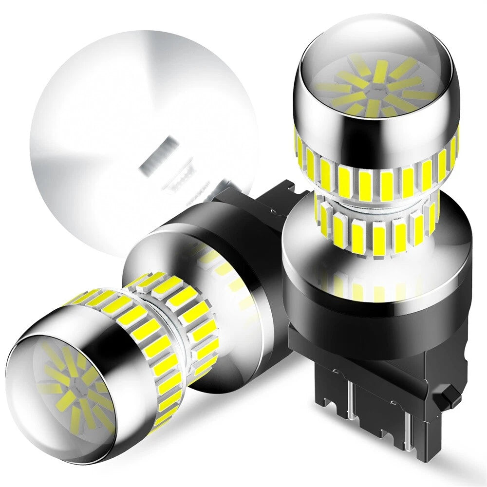 2X AUXITO 3157 3156 LED Backup Reverse Light Bulbs Super White 6000K