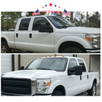 Pair Towing Mirrors with Amber Turn Signal for Ford F250 F350 (2008–2015)