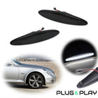 Smoked LED Fender Side Marker Signal Lamps for Lexus SC430 (2002–2010)