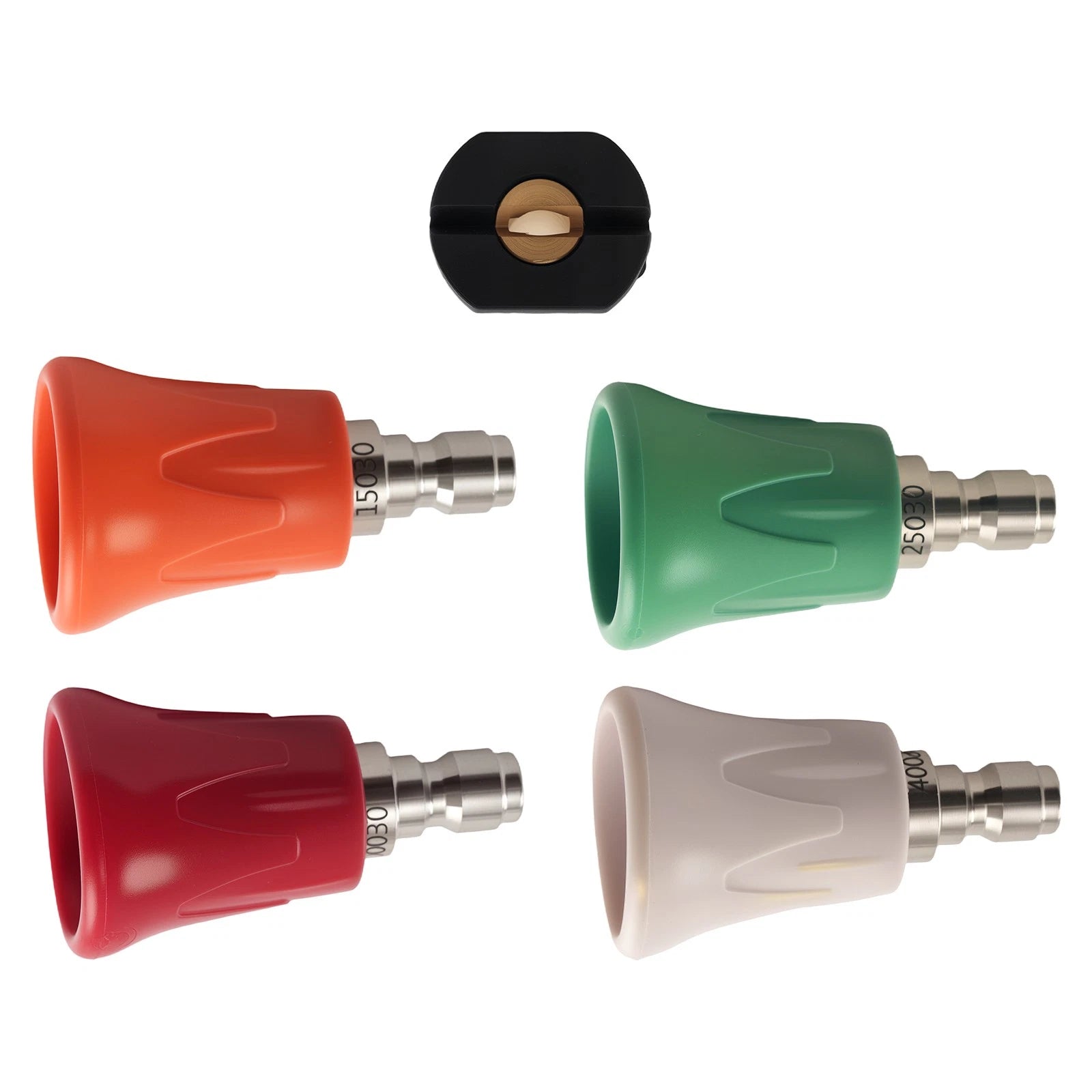 5pcs Pressure Washer Nozzle Tips Set Universal 1/4" QC Stainless