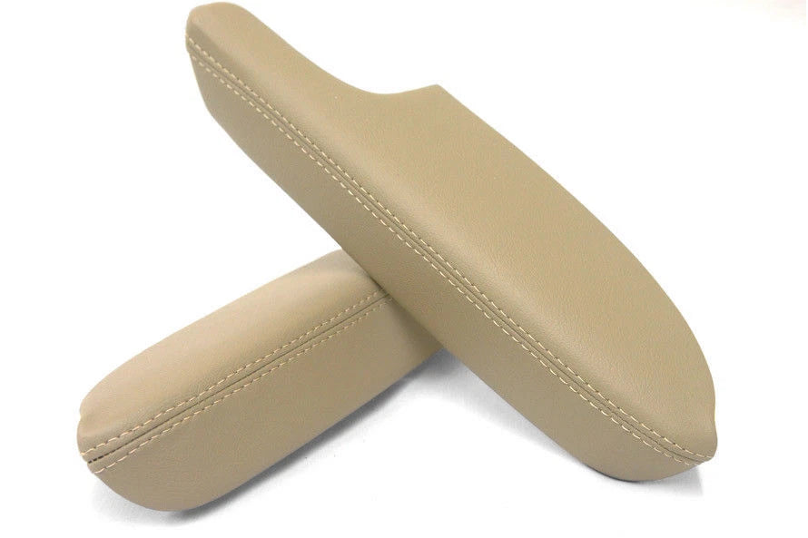Front Left Door Panel Armrest Cover for Acura TSX (2009–2014) - Beige Leather