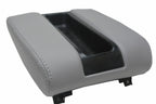 Leather Center Console Lid Armrest Cover for BMW E39 (1997–2003) Gray
