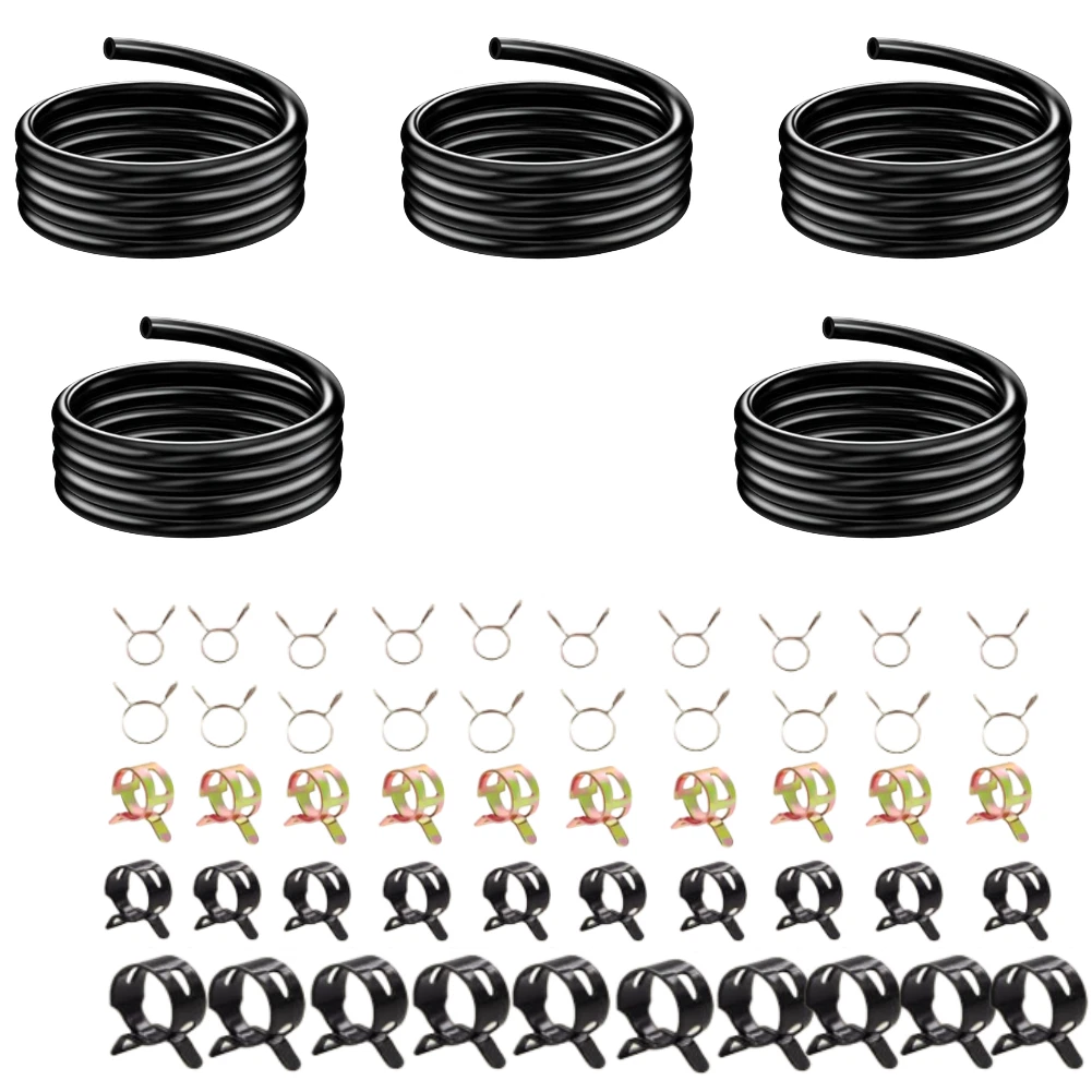 Fuel Line Kit 1 Meter with 50 Clamps for EZGO Lawn Mowers