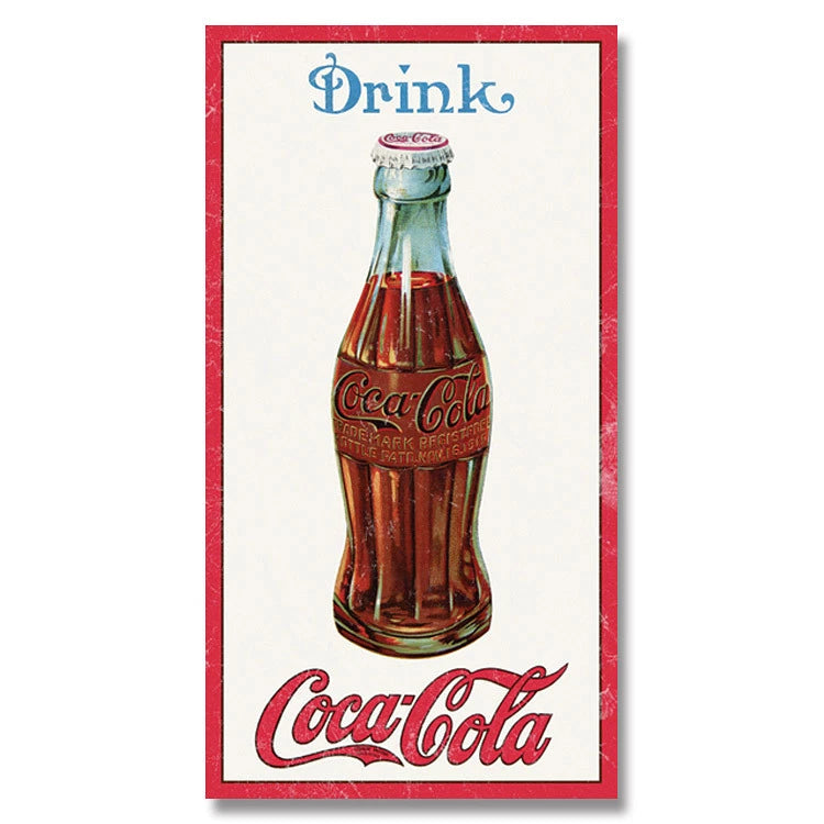 Coca Cola Vintage Tin Metal Sign 1210