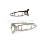2X Silver Turn Signal Light Grill Protector Guard for BMW R nine T (2014–2015)