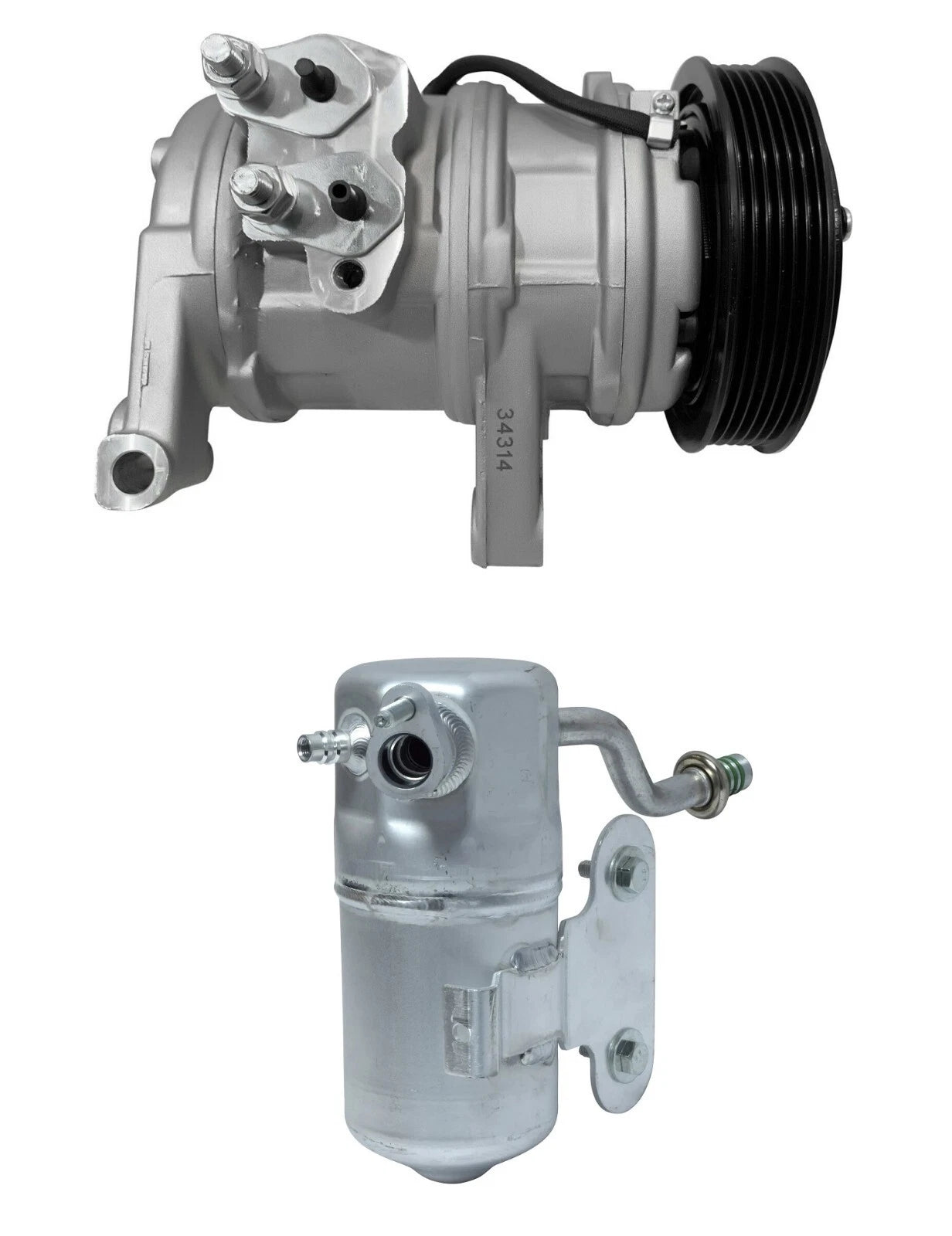 A C Compressor Kit Replacement for Mitsubishi Raider 3.7L 4.7L (2007–2010)