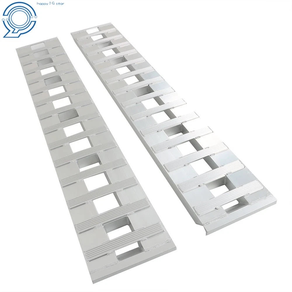 Set of 2 Aluminum Car Truck Ramps for Auto Hauler (84" x 14")