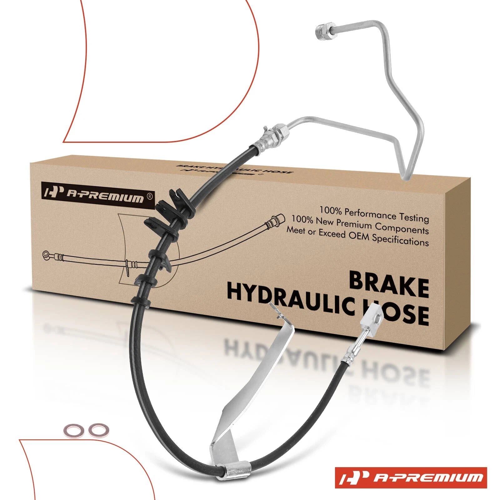 Front Left Brake Hydraulic Hose for Chevrolet Kodiak GMC Topkick 
