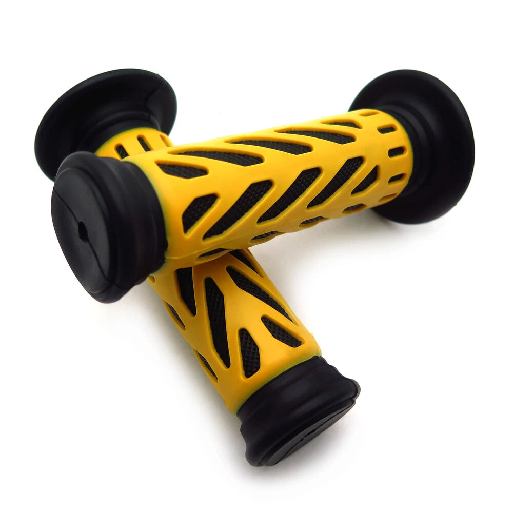 Yellow Gel Hand Grips 25mm 1" for Yamaha Kawasaki Suzuki Bruin Grizzly Kodiak