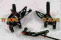 Motor Black Rearsets Foot Pegs for Honda CBR 1000RR (2008-2016)
