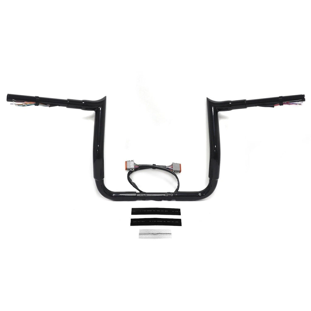 14" Rise HandleBar for Harley Glide FLTRI FLHT/I FLHTCUI FLHTCI FLHX/I (1996–2006)