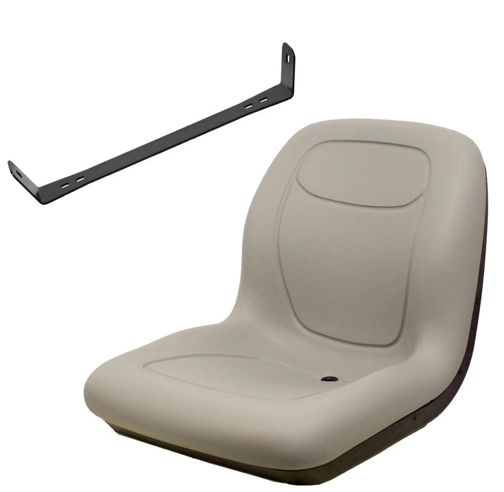 Seat & Bracket Set for Multiple Makes & Models (Grey Vinyl)