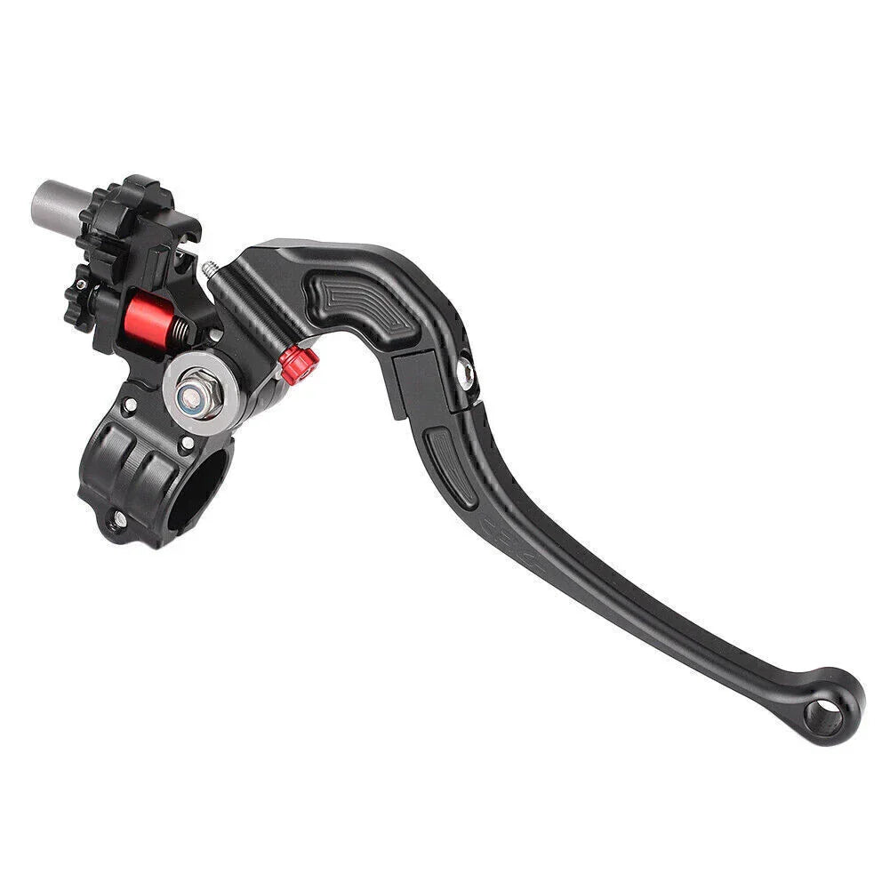 Left Black 7/8" 22mm Foldable Pivot Clutch Perch Lever for Dirt Bike ATV