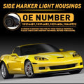 Smoked Lens Side Marker Signal Turn Light for Chevrolet Corvette C6 (2005–2013)