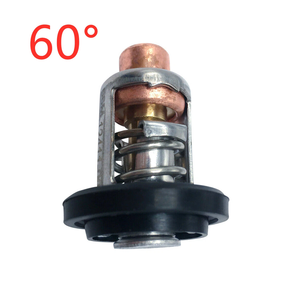 60 Degree Thermostat for Yamaha 4 Stroke 2.5-80 HP (1990–2023) 66M-12411-01-00 6G8-12411