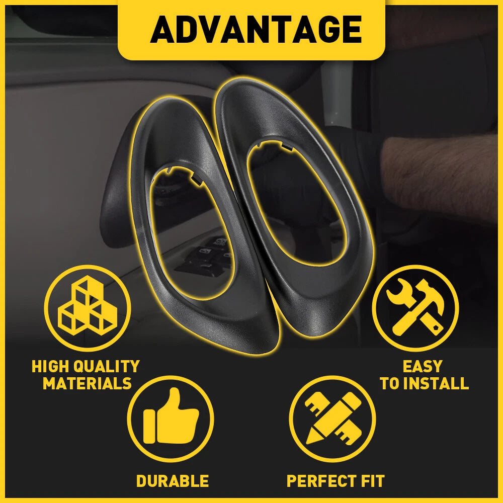 Set of 2 Door Handle Bezel Trim for Chevrolet Trailblazer (2002–2009)