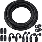 8AN Fuel Line Kit for CPE 10FT Black (2010–2024)