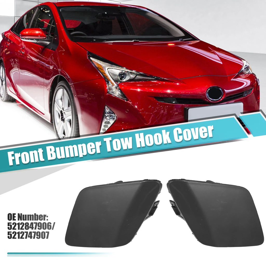 Set of 2 Front Bumper Tow Hooks for Toyota Prius (2016–2018) No.5212847906