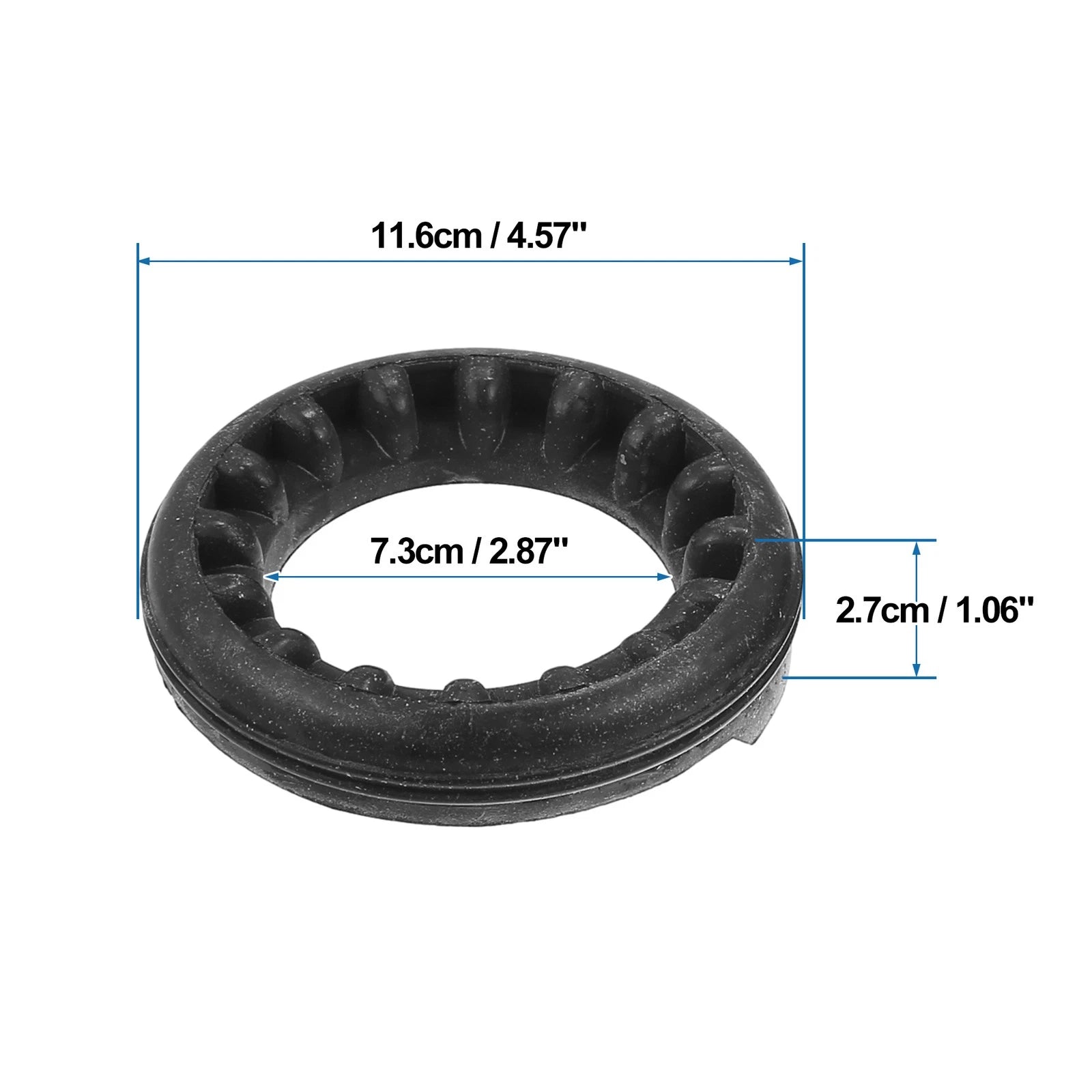 2Pcs Rear Upper Suspension Coil Spring Insulator No.BP4K28012A for Mazda 3 (2004–2013)