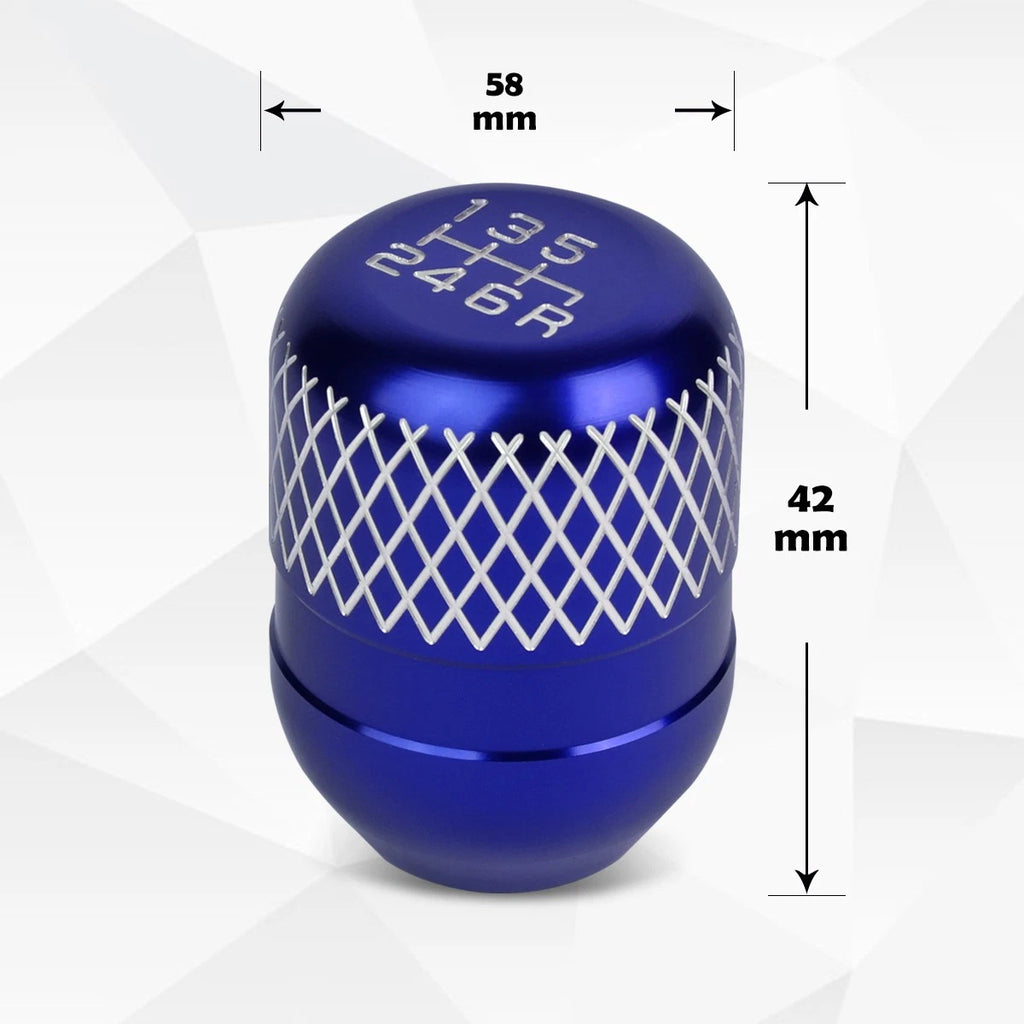 42mm Racing Manual 6-Speed Aluminum Shift Knob for Universal JDM Type-R