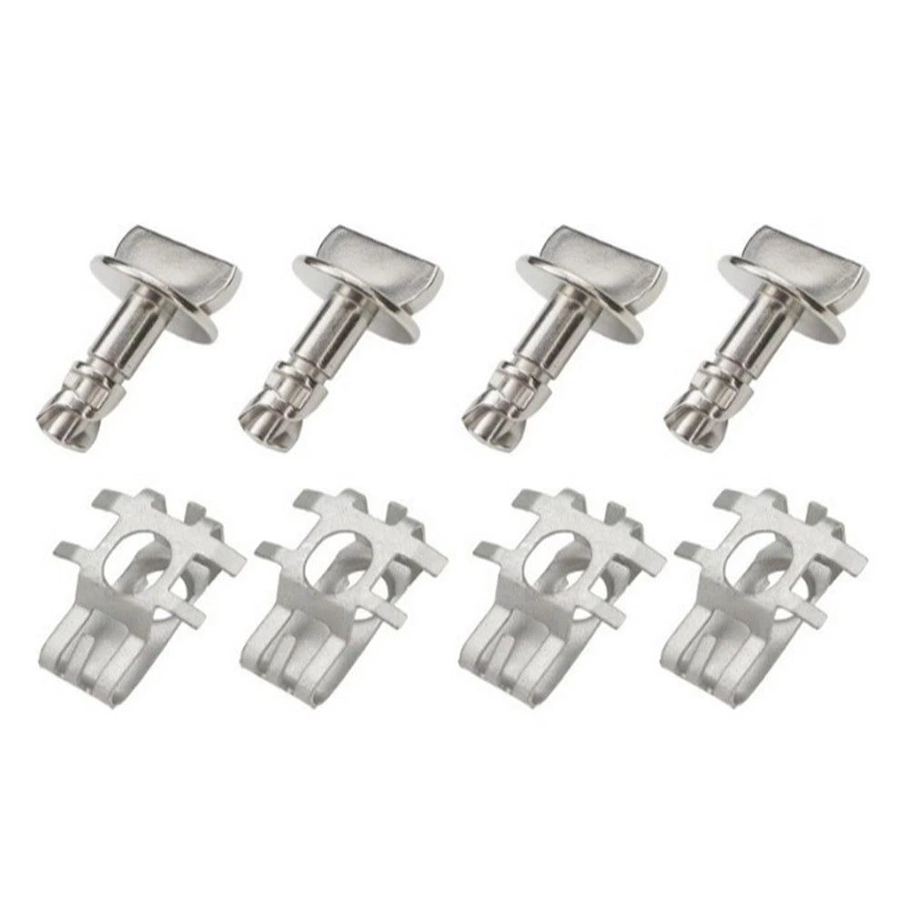 4X Engine Shield Cover Thumb Pins & Nuts for Ford F-150, Edge, Explorer