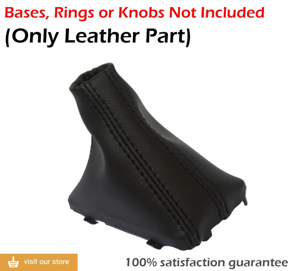 Automatic Shift Boot Cover for Audi Q7 (2007–2015) Black PVC Leather