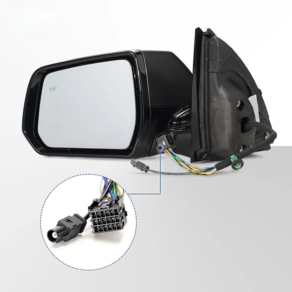 Side Mirror for Chevy Traverse (2020–2021) w/ BLIS & HD Camera, Left Driver