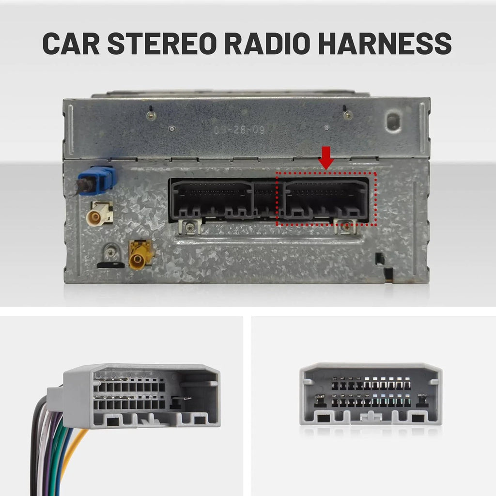 Radio Wire Harness Cable Adapter for Jeep Grand Cherokee Liberty Patriot (2008–2013)