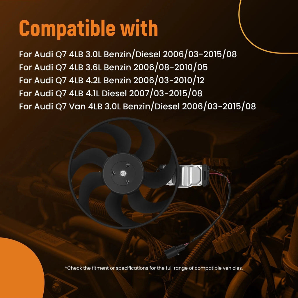 Cooling Fan for Volkswagen Touareg / Audi Q7 (2003-2010)