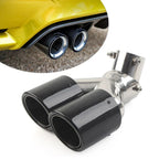 89mm Y Shape Double Exit Exhaust Muffler Tip for Car - Outlet