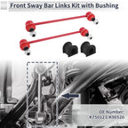 Front Stabilizer Bar Links Set of 2 with Bushings for Toyota Camry (2007–2015) No.K750123