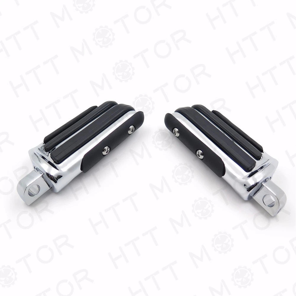 Chrome Wing Footrest Peg for Harley Davidson Dyna Glide Sportster (883-1200)