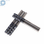 Set of 5 Ball Nose Carbide End Mills for Various Applications (1/8")