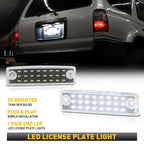 2X 6000K LED White License Plate Light for Toyota 4Runner Sequoia (1996–2021)