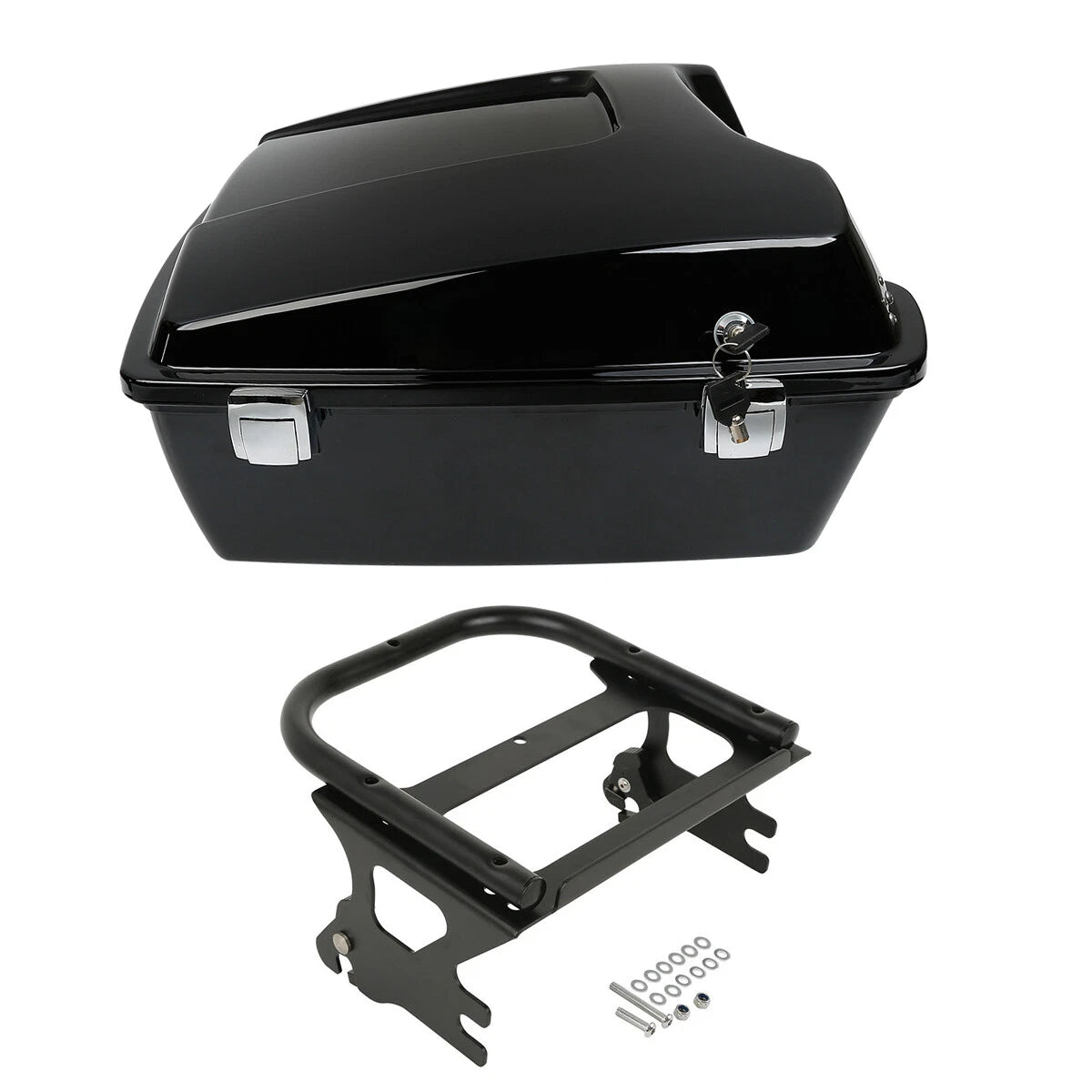 Chopped Trunk Two Up Mount Rack for Harley Touring Road King (1997–2008)