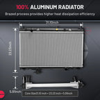 Aluminum Radiator for Toyota Camry Solara (2002–2008) CU2436