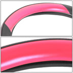 Steering Wheel Cover for Universal Fit (14.5"-15", Red, Perforated Leather)