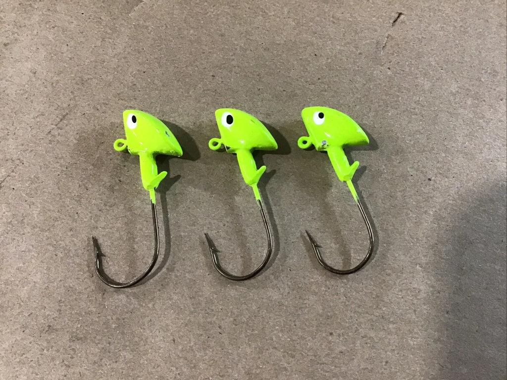 Eagle Claw Walleye Jig 3/8Oz 3Pk ECJH38-FCHT