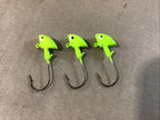 Eagle Claw Walleye Jig 3/8Oz 3Pk ECJH38-FCHT