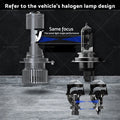 2X Bi-LED Projector Lens Headlight Bulbs for H4 9003 (100W Hi/Lo)