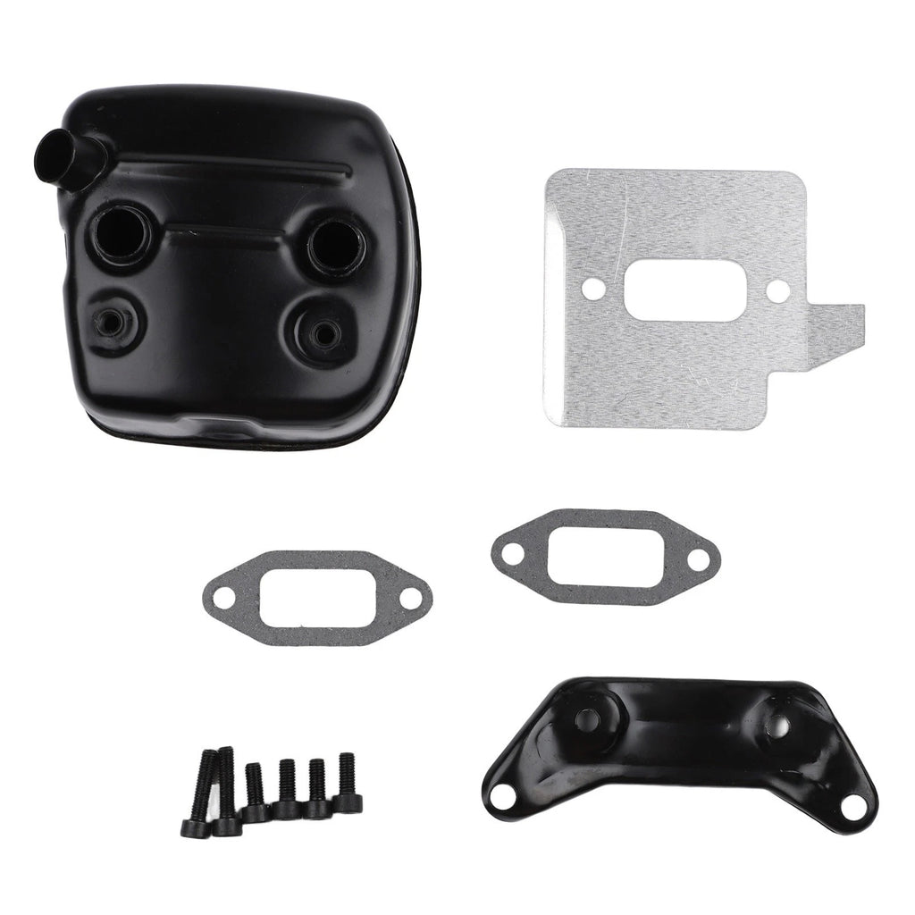Set of 4 Exhaust Muffler Bracket Gaskets for Husqvarna 362 365 371 372 372XP