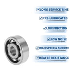 Deep Groove Ball Bearing 10x35x11mm for Scooter Skateboard (P0)