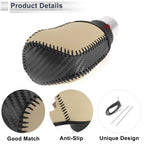 Gear Shift Knob Cover for Toyota Avalon (2019–2022) Black Carbon Fiber