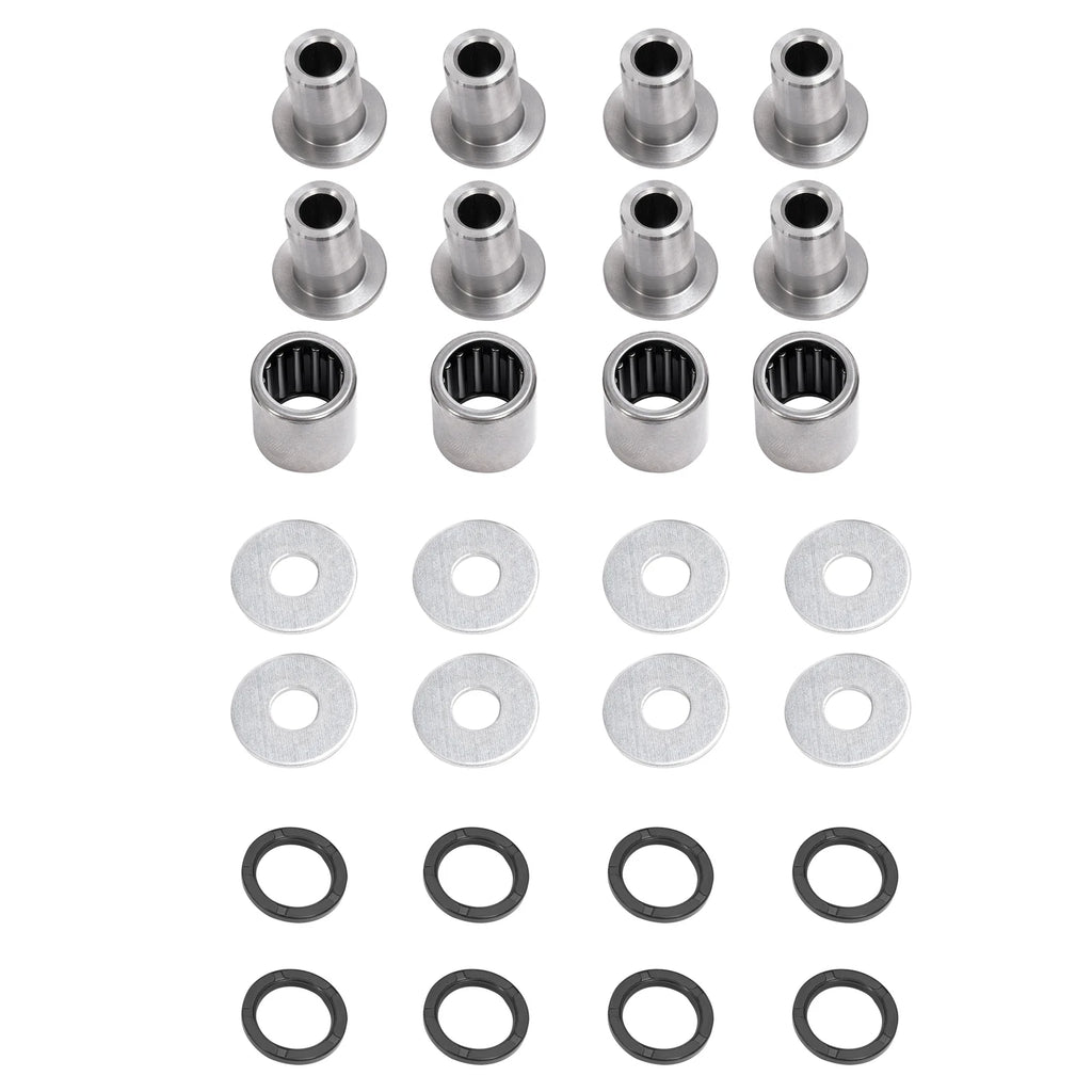 A Arm Bushing Bearing Shaft Kit for Kawasaki KFX400, Suzuki LTZ400, Z400 (2003–2009)